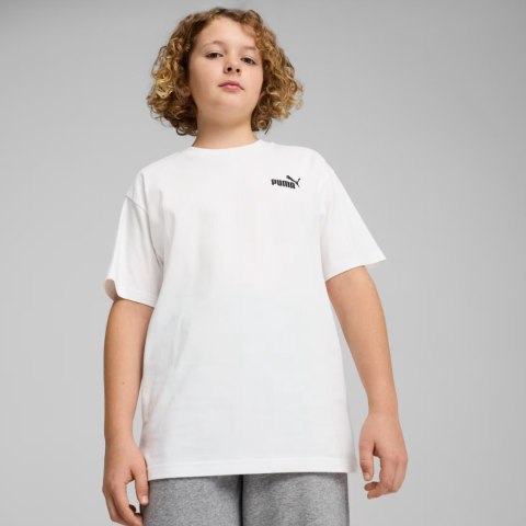 Koszulka dla dzieci Puma ESS Small No.1 Logo Relaxed Tee biała 684920 02 140cm Puma