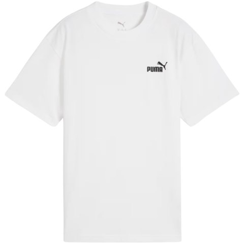 Koszulka dla dzieci Puma ESS Small No.1 Logo Relaxed Tee biała 684920 02 152cm Puma