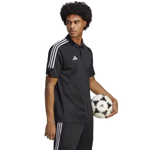 Koszulka męska adidas Tiro 23 League Polo czarna HS3578 2XL Adidas teamwear