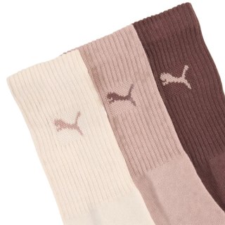 Skarpety Puma Crew 3 pary brązowe, różowe, beżowe 880355 39 39-42 Puma