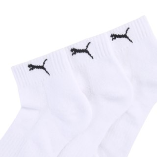 Skarpety Puma Cushioned Quarter 3 pak białe 938581 02 43-46 Puma