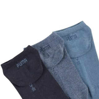 Skarpety Puma Sneaker Plain 3 pak granatowe, niebieskie 938624 22 43-46 Puma