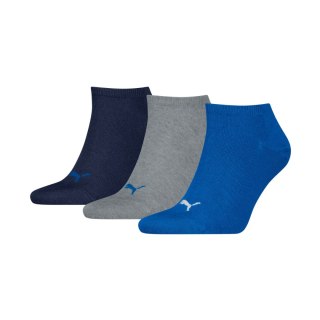 Skarpety Puma Sneaker Plain 3 pak granatowe, szare, niebieskie 938624 12 35-38 Puma