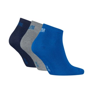 Skarpety Puma Sneaker Plain 3 pak granatowe, szare, niebieskie 938624 12 39-42 Puma
