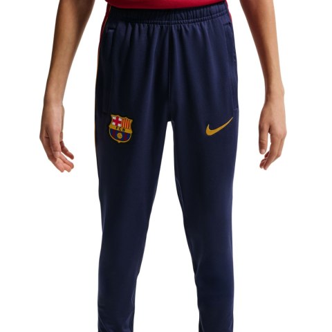 Spodnie dla dzieci Nike FC Barcelona Strike granatowe II2809 498 M Nike