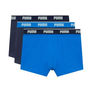 Bokserki męskie Puma 3 pak granatowe, niebieskie 947130 06 XL Puma