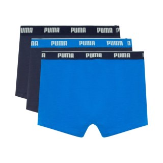Bokserki męskie Puma 3 pak granatowe, niebieskie 947130 06 M Puma