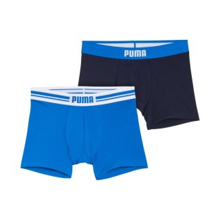 Bokserki męskie Puma Everyday Placed Logo 2 pak niebieskie, granatowe 938476 03 S Puma