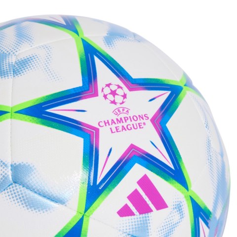 Piłka nożna adidas UCL Training 26/27 League Stage biało-niebiesko-zielono-różowa KZ2981 4 Adidas teamwear
