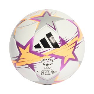 Piłka nożna adidas UCL Womens League 26/27 League Stage biało-pomarańczowo-srebrna KE5142 4 Adidas teamwear