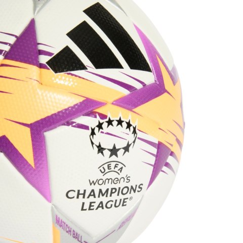 Piłka nożna adidas UCL Womens League 26/27 League Stage biało-pomarańczowo-srebrna KE5142 4 Adidas teamwear