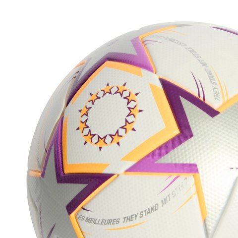 Piłka nożna adidas UCL Womens League 26/27 League Stage biało-pomarańczowo-srebrna KE5142 4 Adidas teamwear