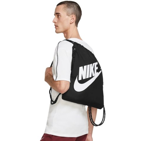 Worek na buty Nike Heritage Drawtring czarny DC4245 010 Nike