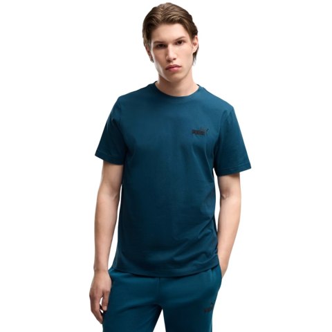 Koszulka męska Puma ESS Small No.1 Logo Tee(s) turkusowa 682535 36 2XL Puma