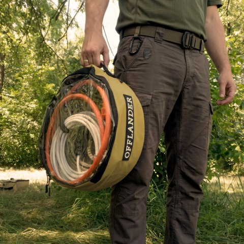 OFFLANDER TORBA OKRĄGŁA ZAMYKANA Z PRZEZROCZYSTĄ GÓRĄ PVC 24 L OFFLANDER