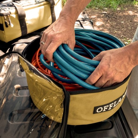 OFFLANDER TORBA OKRĄGŁA ZAMYKANA Z PRZEZROCZYSTĄ GÓRĄ PVC 24 L OFFLANDER