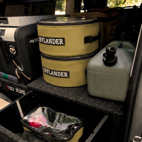 OFFLANDER TORBA OKRĄGŁA ZAMYKANA Z PRZEZROCZYSTĄ GÓRĄ PVC 24 L OFFLANDER