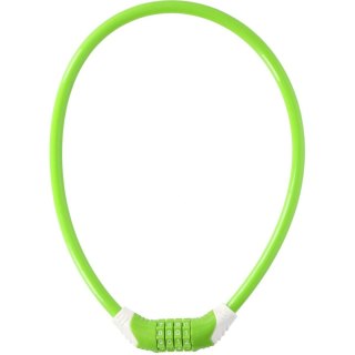ZAPIĘCIE ROWEROWE SPIRALNE NA SZYFR 10MMX65CM ZIELONE DUNLOP