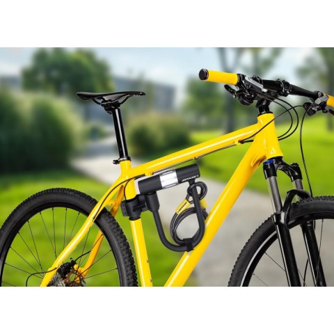 ZAPIĘCIE ROWEROWE U-LOCK + LINKA 10X1200mm DUNLOP