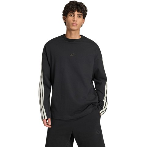 Koszulka męska adidas Kit 3-Stripes Long Sleeve czarna KF2427 XL Adidas