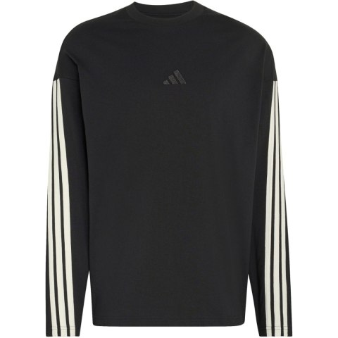 Koszulka męska adidas Kit 3-Stripes Long Sleeve czarna KF2427 S Adidas