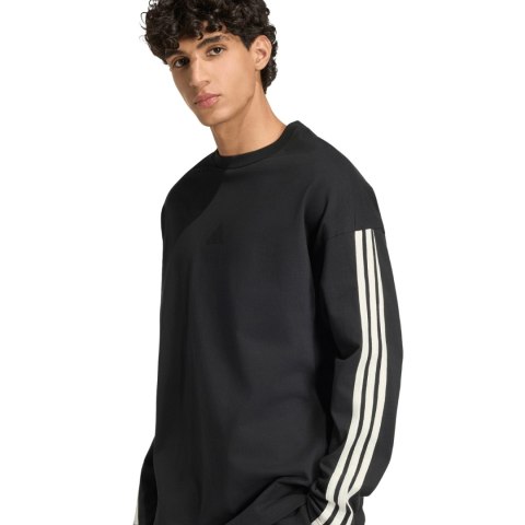 Koszulka męska adidas Kit 3-Stripes Long Sleeve czarna KF2427 S Adidas