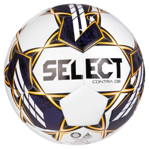 Piłka nożna Select Contra DB FIFA Basic v23 biało-purpurowa 18329 5 Select