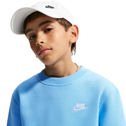 Bluza dla dzieci Nike Sportswear Club Fleece jasnoniebieska FD3006 497 M Nike