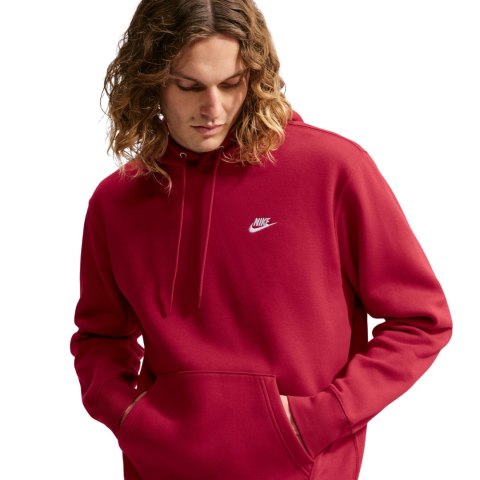 Bluza męska Nike Club BB czerwona FN3859 608 S Nike