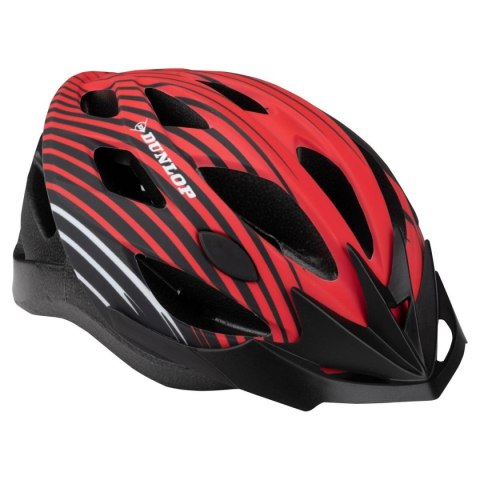 KASK ROWEROWY REGULOWANY CZERWONY DUNLOP R.M