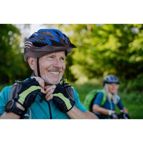 KASK ROWEROWY REGULOWANY CZERWONY DUNLOP R.M