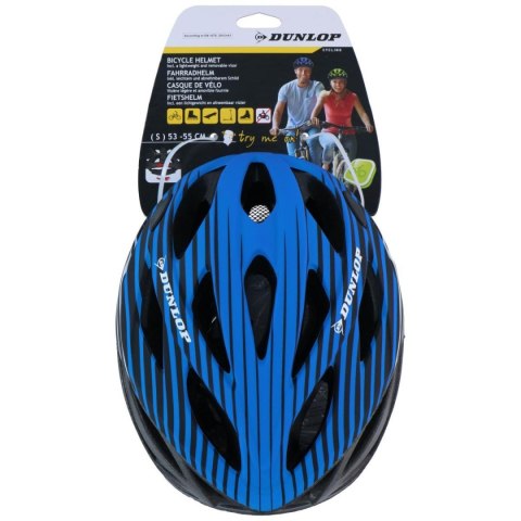 KASK ROWEROWY REGULOWANY NIEBIESKI DUNLOP R.S