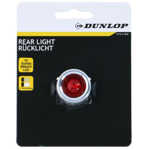 LAMPKA ROWEROWA NA TYŁ ALUMINIOWA DUNLOP