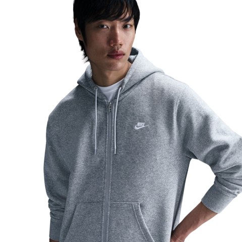Bluza męska Nike Club BB FZ Hoodie szara FN3861 063 2XL Nike