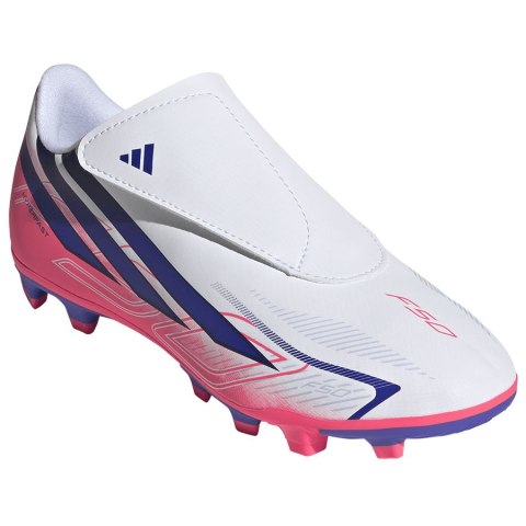 Buty adidas F50 Hyperfast Club Vel Jr FG/MG KK1333 biały 33 Adidas