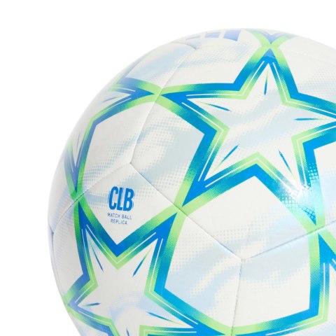 Piłka nożna adidas UCL Club 26/27 League Stage biało-niebiesko-zielona KX5863 3 Adidas teamwear