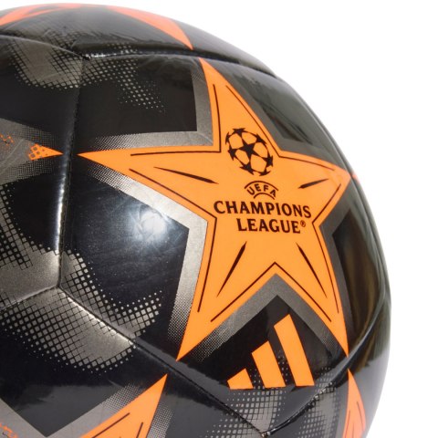 Piłka nożna adidas UCL Club 26/27 League Stage czarno-srebrno-pomarańczowa KE9762 3 Adidas teamwear