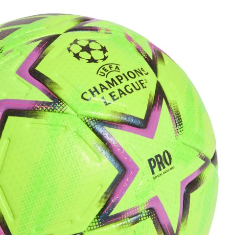 Piłka nożna adidas UCL Pro Winter 26/27 League Stage zielono-czarno-różowa KE9769 5 Adidas teamwear
