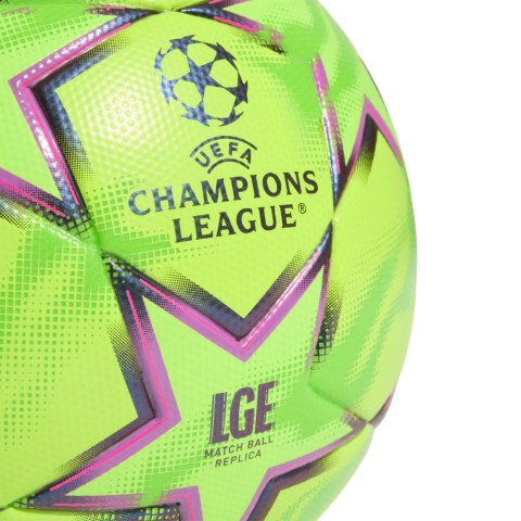 Piłka nożna adidas UCL Winter 26/27 League Stage zielono-czarno-różowa KY5573 5 Adidas teamwear