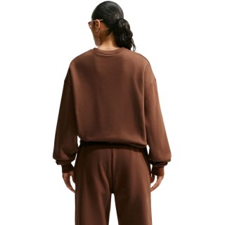 Bluza damska Nike Studio Fleece brązowa IM8082 259 L Nike
