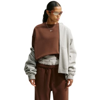 Bluza damska Nike Studio Fleece brązowa IM8082 259 M Nike