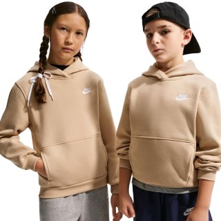 Bluza dla dzieci Nike Sportswear Club Fleece beżowa FD3000 286 L Nike