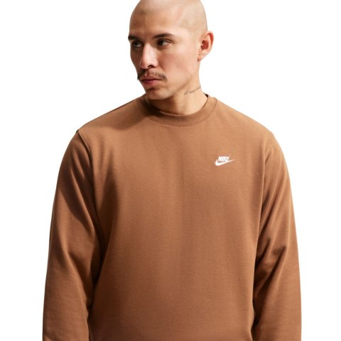 Bluza męska Nike Club FT jasny brąz FN3888 270 M Nike