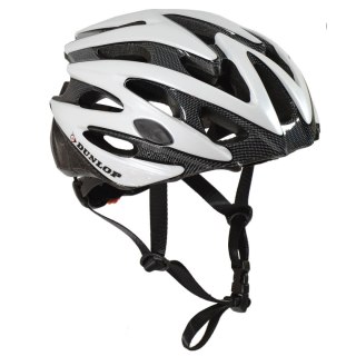 KASK ROWEROWY REGULOWANY DUNLOP MTB R. M (55-58CM) BIAŁY PERŁOWY