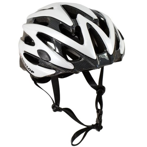 KASK ROWEROWY REGULOWANY DUNLOP MTB R. M (55-58CM) BIAŁY PERŁOWY