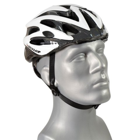 KASK ROWEROWY REGULOWANY DUNLOP MTB R. M (55-58CM) BIAŁY PERŁOWY