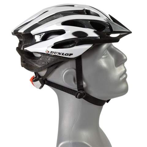 KASK ROWEROWY REGULOWANY DUNLOP MTB R. M (55-58CM) BIAŁY PERŁOWY