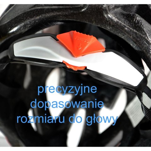 KASK ROWEROWY REGULOWANY DUNLOP MTB R. M (55-58CM) BIAŁY PERŁOWY