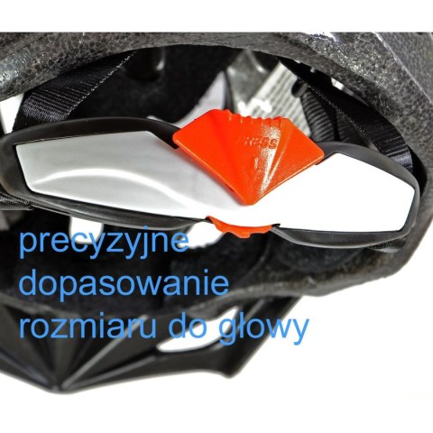 KASK ROWEROWY REGULOWANY DUNLOP MTB R. M (55-58CM) BIAŁY PERŁOWY