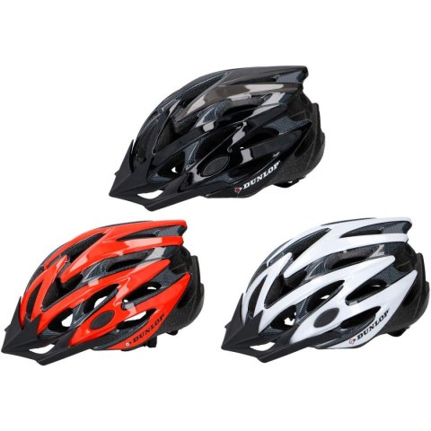 KASK ROWEROWY REGULOWANY DUNLOP MTB R. M (55-58CM) BIAŁY PERŁOWY